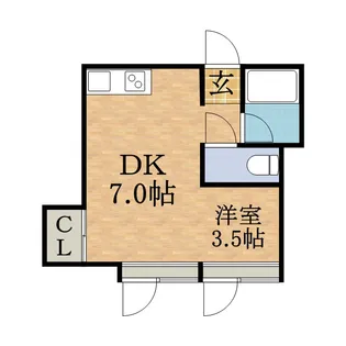 ローヤルハイツ南5条【202号室】の間取り