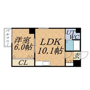 プレゼンスN9 C棟【4階】の間取り