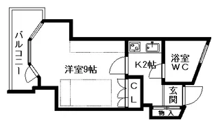 北海道札幌市中央区南七条西2丁目【マンション】の間取り