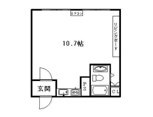 ロジェ札幌25【312号室】の間取り