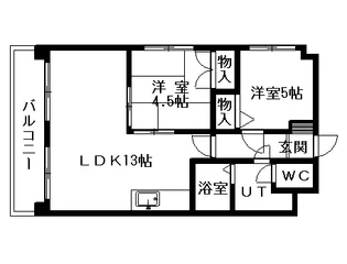 第88松井ビル【7階】の間取り