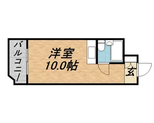 パシフィック南2条【604号室】の間取り