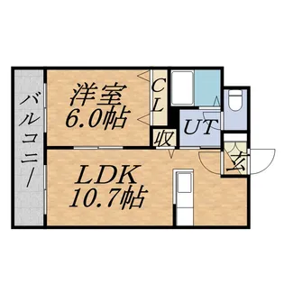 ミカーサ円山【2階】の間取り