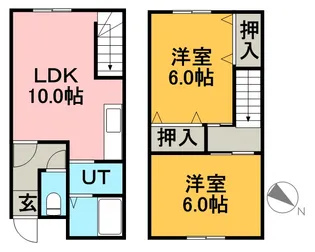 北海道札幌市中央区南十条西16丁目【アパート】の間取り