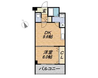 円山ガーデンハイツ【201号室】の間取り