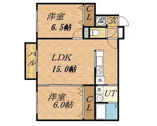 ル・ファール南郷16【4階】の間取り