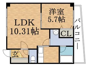HYDE PARK【00901号室】の間取り