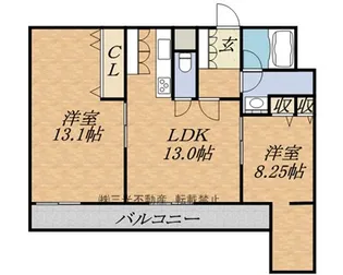 ミラージュ神宮前【2階】の間取り