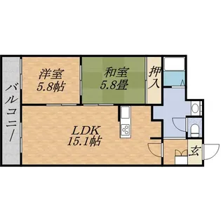 GRAMERCY SAPPORO【303号室】の間取り