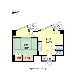 北海道札幌市中央区大通西26丁目【マンション】の間取り