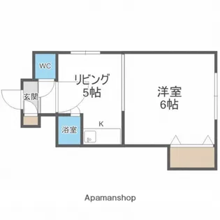 アーバン裏参道【5階】の間取り