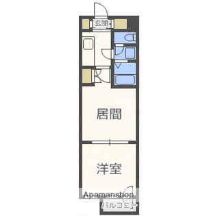 北海道札幌市中央区北十三条西16丁目【マンション】の間取り