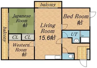 フォートレスコア18【1階】の間取り
