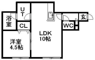 ライラスN7【205号室】の間取り