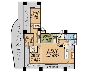 PRIME URBAN円山北四条【01301号室】の間取り