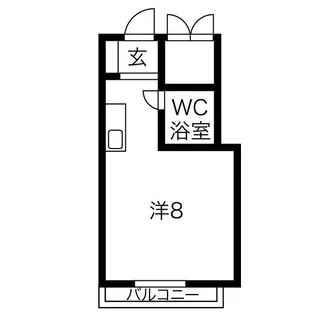 第81松井ビル【1006号室】の間取り