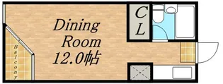 カームハイツ中島公園【505号室】の間取り