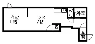 KIRAMECK円山東【102号室】の間取り