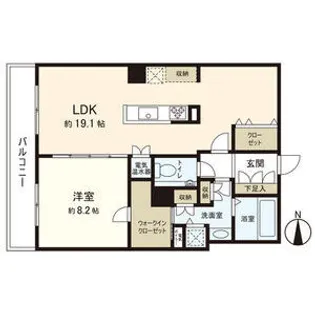 ザ・サッポロレジデンス【10階】の間取り