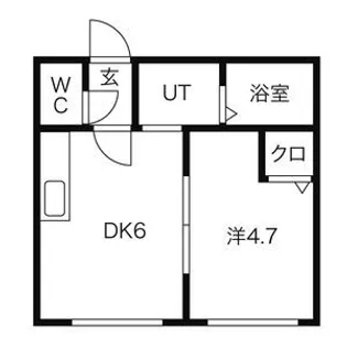 インヴェストN5【2階】の間取り