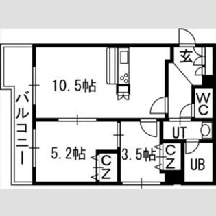 AMBIENTE619【00405号室】の間取り