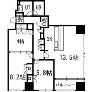 グランカーサ裏参道【00902号室】の間取り
