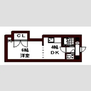 エンドレス三井南5条Ⅰ【00302号室】の間取り