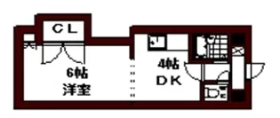 エンドレス三井南5条Ⅰ【00402号室】の間取り