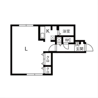 MODULOR南円山【00407号室】の間取り