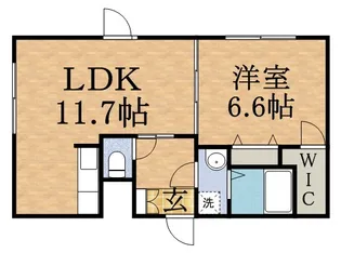 LA SAPIENZA【4階】の間取り