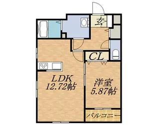 MAISON LETICIA【1階】の間取り