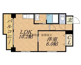 COURTYARD【7階】の間取り