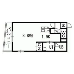 セントポーリアグランデュール【0501号室】の間取り