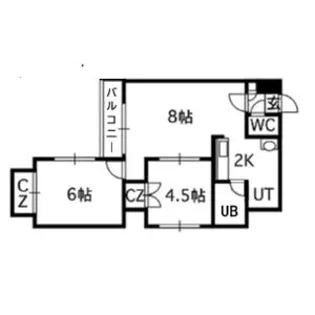 セントポーリア弐番館【0505号室】の間取り