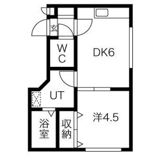 ブランノワール北2条【2階】の間取り
