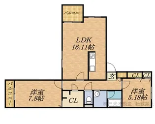 MーSELECTION.STELLAⅡ【4階】の間取り