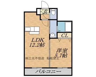IL SOLE TRE(イルソーレトレ)【4階】の間取り