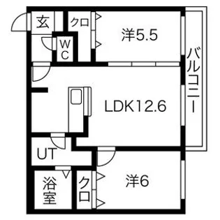 Layla【203号室】の間取り