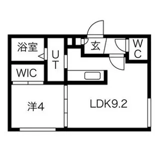 ラティール円山公園【2階】の間取り