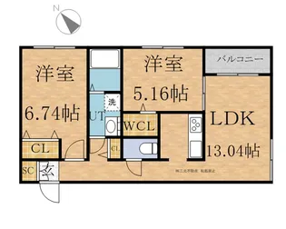 神宮前の杜レジデンス【3階】の間取り