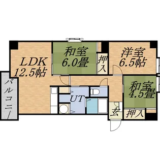 ストークマンション山鼻公園【6階】の間取り
