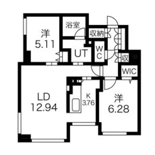 F156【7階】の間取り