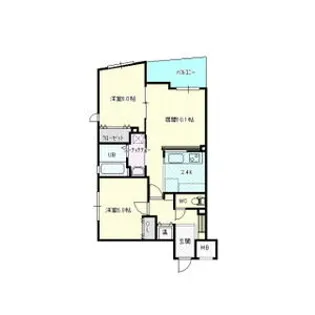 SOLEADO 南4条【5階】の間取り