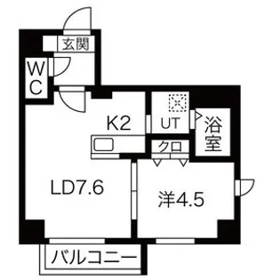GARE89(ガレハチキュウ)【4階】の間取り