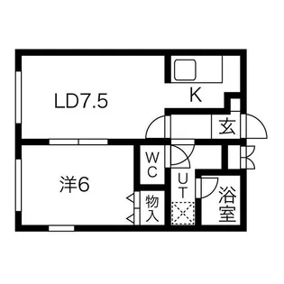 ミラージュ円山【403号室】の間取り