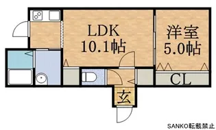 シルフィード東大通り【2階】の間取り