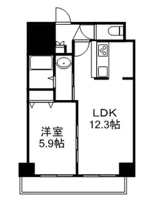 サンコート本郷通ガーデンヒルズ【11階】の間取り