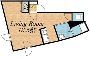 LITTLE POCKET【303号室】の間取り