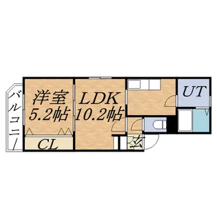 クリヨン6【0401号室】の間取り