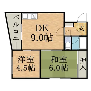 北海道札幌市中央区宮の森四条1丁目【マンション】の間取り